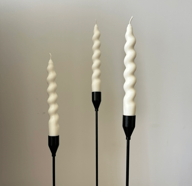Bougies Santorin trio 