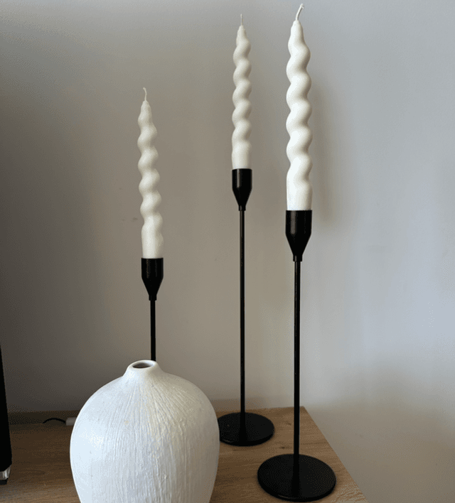 Bougies Santorin trio 